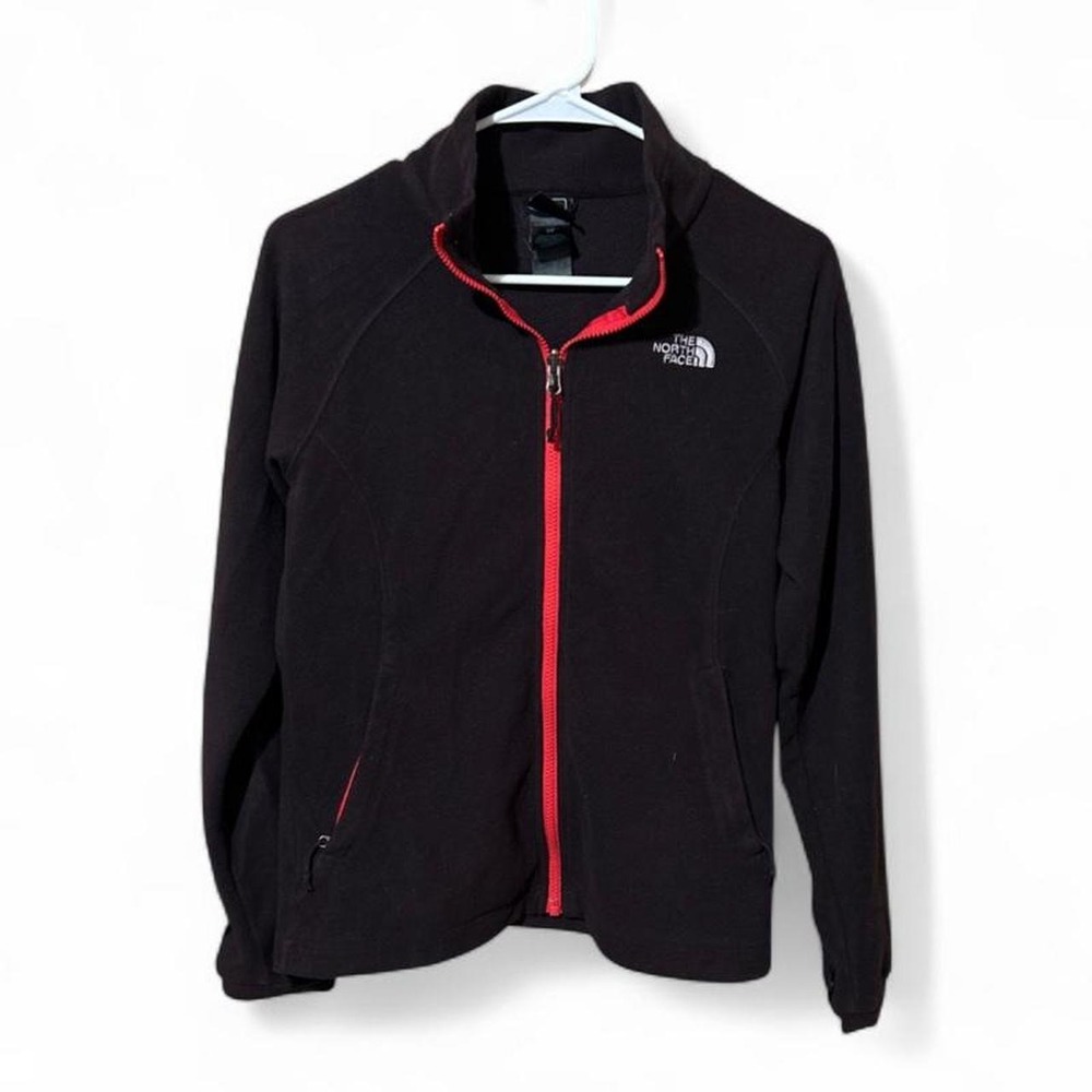 The North Face full-zip fleece jacket - dark brown - S